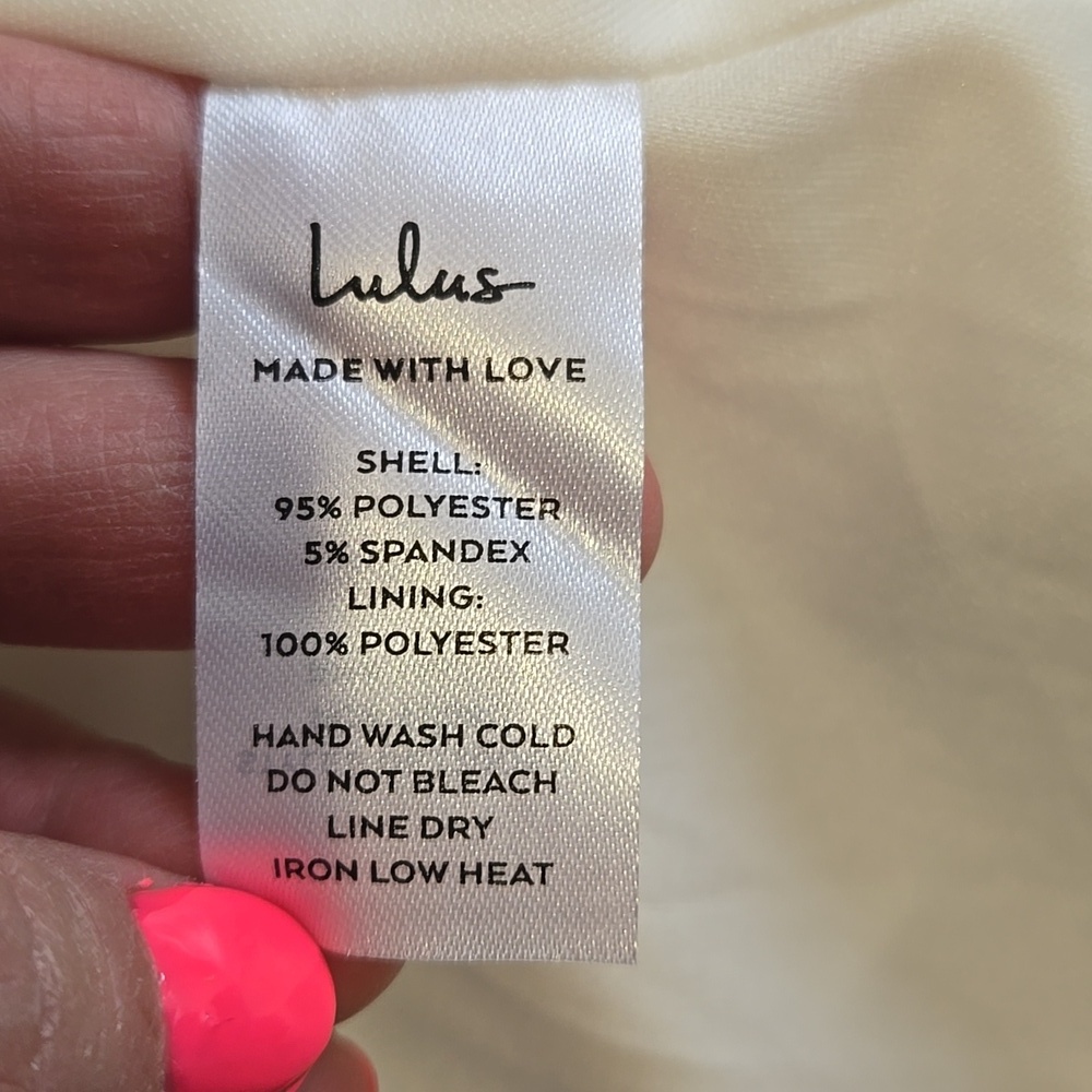 Lulus | NWT White Mermaid Gown Size XS - Picture 7 of 7